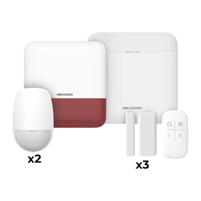 (ax pro) kit de alarma ax pro / incluye: 1 hub con batería de respaldo / 2 sensores pir / 3 contactos magnéticos mini / 1 control remoto / 1 sirena inalambrica exterior color rojo / wifi / compatible con hik connect p2p (ax pro) kit de alarma ax pro / incluye: 1 hub con batería de respaldo / 2 sensores pir / 3 contactos magnéticos mini / 1 control remoto / 1 sirena inalambrica exterior color rojo / wifi / compatible con hik connect p2p