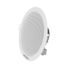 altavoz montaje en plafón | 6 watts | 100 v | rejilla de metal | color blanco | uso interior