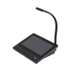 micrófono ip | 12 vcd | pantalla touch 7" | transmisión en tiempo real | integración con hikcentral professional