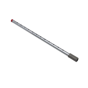 tubo de muestreo para ductos de 120 a 240 centímetros de ancho, fabricado en metal