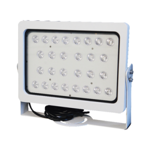 lampara ir de luz estroboscópica / luz led alta potencia / 28 lámparas led / cuerpo de aleación de aluminio / vidrio templado / ip66
