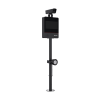 kit anpr / cámara ip 2 megapixel para control de acceso / luz de relleno blanca + pantalla de visualización / lente motorizado 3.1 a 6 mm / reconocimiento de placas