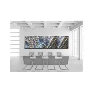 kit videowall 4x2 / incluye 8 pantallas de 55" / decoder / base de pared