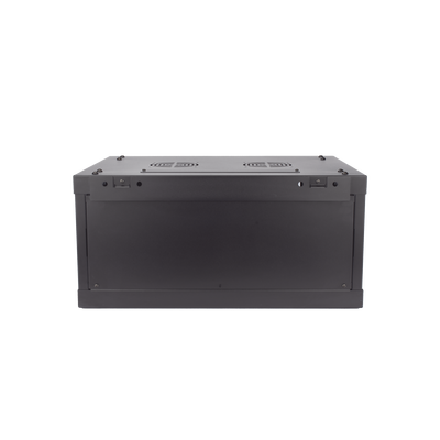 gabinete para montaje en pared piso / puerta de cristal templado / cuerpo fijo / 4 unidades de rack / 19" / fabricado en acero gabinete para montaje en pared piso / puerta de cristal templado / cuerpo fijo / 4 unidades de rack / 19" / fabricado en acero