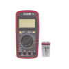 kit multímetro digital dt9205a 600 vcc / vca catii, con pantalla lcd. incluye batería er 9v de 9v