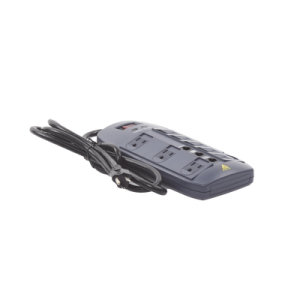 muliticontacto con protección contra sobretensiones de 8 salidas de 120 vca y telco, hasta 6 transformadores, control de acceso, sistemas de seguridad, sistemas de voceo, trabajo en casa