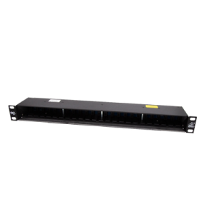 gabinete de 24 canales para montaje en rack, compatible con el módulo de protección dtk netms