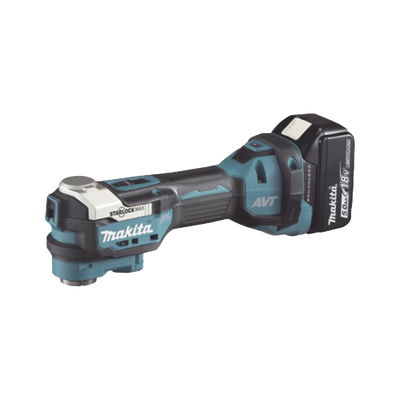 multiherramienta oscilante inalámbrica de 18v, incluye 2 baterías bl1850b de 5.0 a, cargador dc18rc, accesorios y estuche makpac multiherramienta oscilante inalámbrica de 18v, incluye 2 baterías bl1850b de 5.0 a, cargador dc18rc, accesorios y estuche makpac