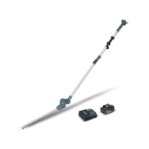 cortasetos telescópico inalámbrico 18v, hoja de corte de 46 cm de longitud 2700 cpm, incluye batearía y cargador.