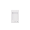 placa ciega de pared color blanco