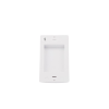 placa ciega de pared color blanco