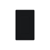 placa ciega de pared color negro