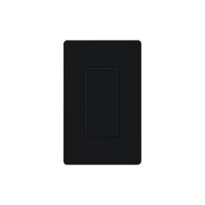 placa ciega de pared color negro