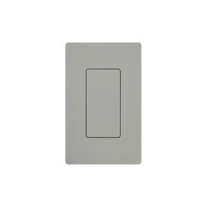 tapa ciega color gris.