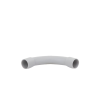 curva de radio estrecho para tubería rígida, recomendado para cables de datos, pvc auto extinguible, de 16 mm