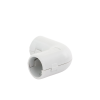 unión en "l" (codo) para tubería rígida, recomendado para cable eléctrico, pvc auto extinguible, de 16 mm