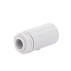 conector de tubería rígida a caja (racor), pvc auto extinguible, de 16 mm