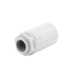 conector de tubería rígida a caja (racor), pvc auto extinguible, de 20 mm