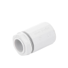 conector de tubería rígida a caja (racor), pvc auto extinguible, de 50 mm