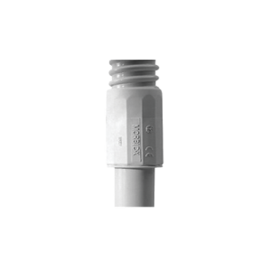 conector (racor) de tubería rígida a tubería flexible (diflex), pvc auto extinguible, 20 mm, ip65