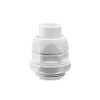 conector (racor) de tubería flexible a caja, pvc auto extinguible de 20 mm, ip55