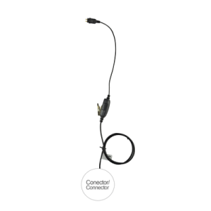 micrófono de 1 cable serie loc para motorola mototrbo xpr6000/ 7000, dgp4150/ 6150/8050/5050