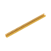canaleta ranurada de pvc sin tapa, fiber duct™, 4 in de ancho, 4 in de alto y 1828.8 mm de largo, color amarillo