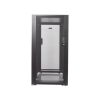 gabinete profesional de telecomunicaciones, de piso, 24 ur, 600 mm de ancho y 1070 mm de profundidad, color negro