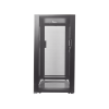 gabinete profesional de telecomunicaciones, de piso, 24 ur, 600 mm de ancho y 1070 mm de profundidad, color negro