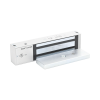 chapa magnética de 1200 lbs / sensor de adherencia / uso en interior/ led indicador / alimentación 12/24 vcd seleccionable / sin magnetismo residual / ul