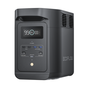 estación de energía portátil de 980wh litio lfp / 10 puertos ac 500 w (max. 1000w) / 2 usb c 100w / cargador de coche 10a a 12.6v / conectividad wifi y bluetooth (app) / carga solar 500w max.