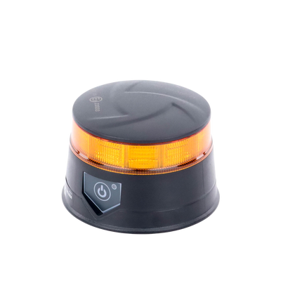 baliza led recargable, compacta y discreta, color Ámbar, con montaje magnético y de succión baliza led recargable, compacta y discreta, color Ámbar, con montaje magnético y de succión