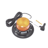 baliza led de uso rudo, color Ámbar, con montaje magnético y de succión, ip69k