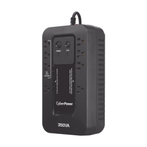 ups de 350 va/255 w, topología standby con modo ahorrador eco, entrada 120 vca nema 5 15p, con 8 tomas nema 5 15r