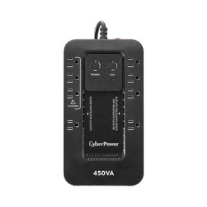 ups de 450 va/260 w, topología standby con modo ahorrador eco, entrada 120 vca nema 5 15p, con 8 tomas nema 5 15r