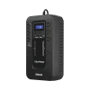 ups de 650 va/390 w, topología standby con modo ahorrador eco, entrada 120 vca nema 5 15p, con 8 tomas nema 5 15r