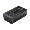 ups de 650 va/390 w, topología standby con modo ahorrador eco, entrada 120 vca nema 5 15p, con 8 tomas nema 5 15r