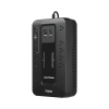 ups de 750 va/450 w, topología standby con modo ahorrador eco, entrada 120 vca nema 5 15p, con 12 tomas nema 5 15r