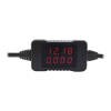 medidor portátil de voltaje y corriente / mide el voltaje y corriente que llega a tu camara, así como la caida de tension / muestra en el display la información / rango de medición 3 .6vcc ~ 15vcc.