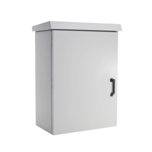 gabinete para exterior osp comline, protección nema 4/12/4x/3/3r; ip66, 600 mm de ancho, 500 mm de profundidad, 12 ur, de aluminio, color gris claro