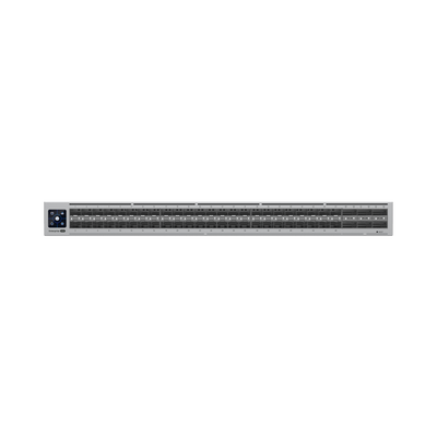 unifi switch enterprise campus aggregation, capa 3, 48 puertos etherlighting sfp28 de 25g, 6 puertos qsfp28 de 100g, 5 abanicos, ruteo dinámico bgp, doble fuente redundante, alta disponibilidad, enlace multichasis (mc lag) unifi switch enterprise campus aggregation, capa 3, 48 puertos etherlighting sfp28 de 25g, 6 puertos qsfp28 de 100g, 5 abanicos, ruteo dinámico bgp, doble fuente redundante, alta disponibilidad, enlace multichasis (mc lag)