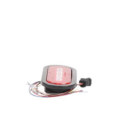 plafón ovalado de 7.5" para camiones de transporte, 18 led ultra brillantes, color rojo/claro/ambar plafón ovalado de 7.5" para camiones de transporte, 18 led ultra brillantes, color rojo/claro/ambar