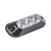 luz perimetral de 3 leds color rojo