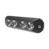 luz perimetral, 4 leds ultra brillantes, color rojo / claro