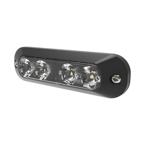 luz perimetral, 4 leds ultra brillantes, color rojo / claro