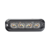 luz perimetral , 8 led ultra brillantes, dual color ambar / claro