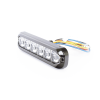 luz perimetral , 12 led ultra brillantes, dual color ambar / claro