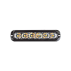 luz perimetral , 12 led ultra brillantes, dual color ambar / claro