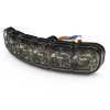 luz perimetral , 12 leds ultra brillantes, dual color rojo / claro
