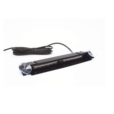 luz de visera, 12 24 vcc con enchufe vehicular, doble cabezal, dual color, ámbar/blanco luz de visera, 12 24 vcc con enchufe vehicular, doble cabezal, dual color, ámbar/blanco